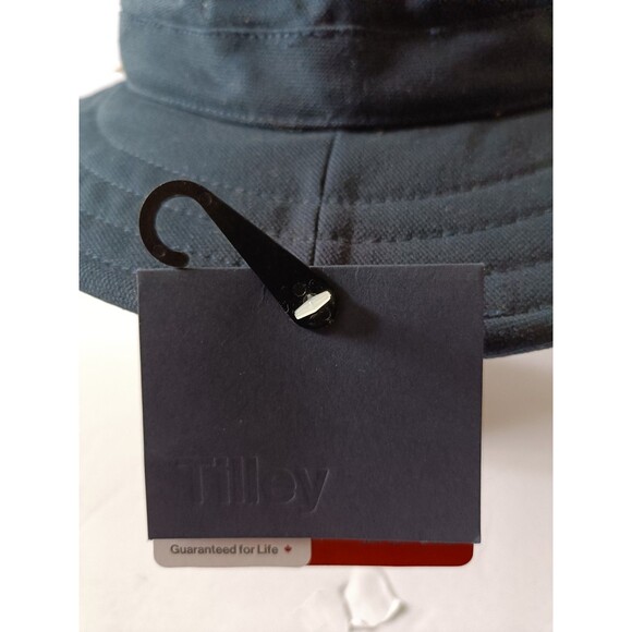 Tilley T5 Adventure Hat Size 7 3/4 Navy Blue Made In Canada - Picture 3 of 8